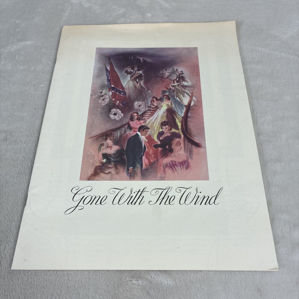 Lot of Vtg Gone With The Wind publications, & 50th Anniversary VHS Box Set Chrty - Picture 13 of 16